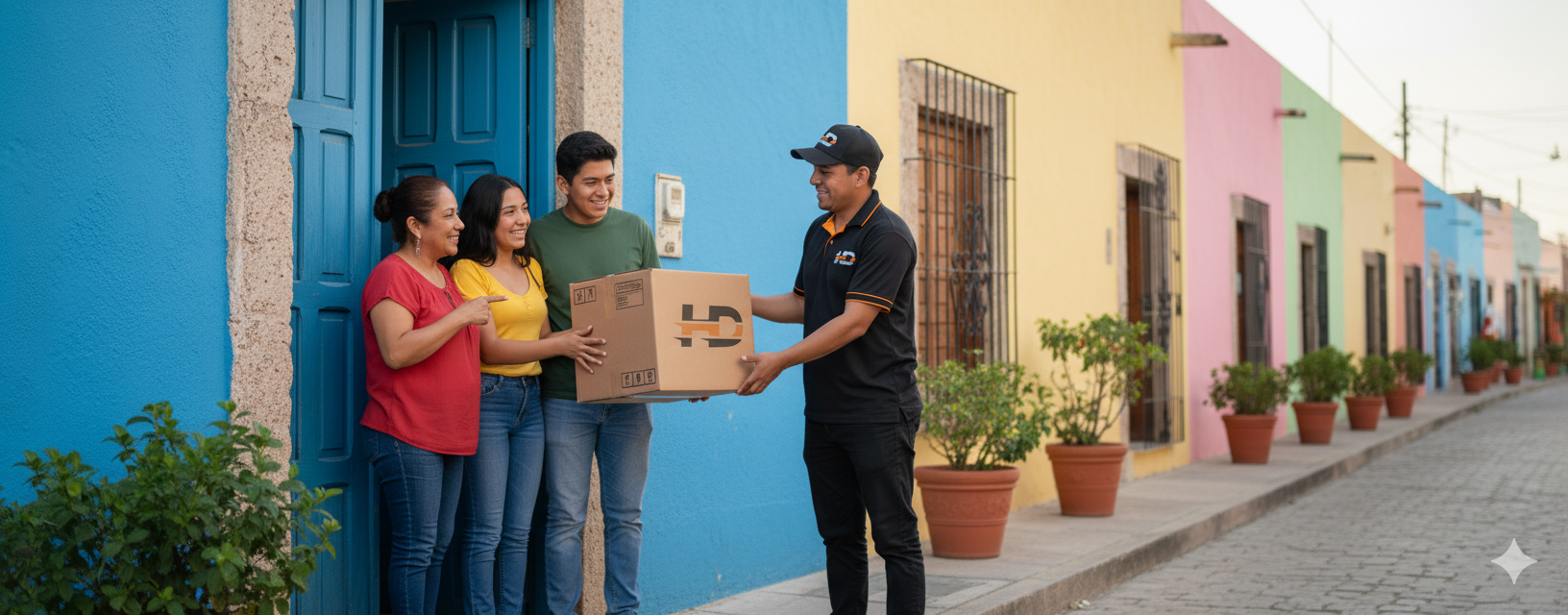 Paquetería de celulares, laptops y electrónicos