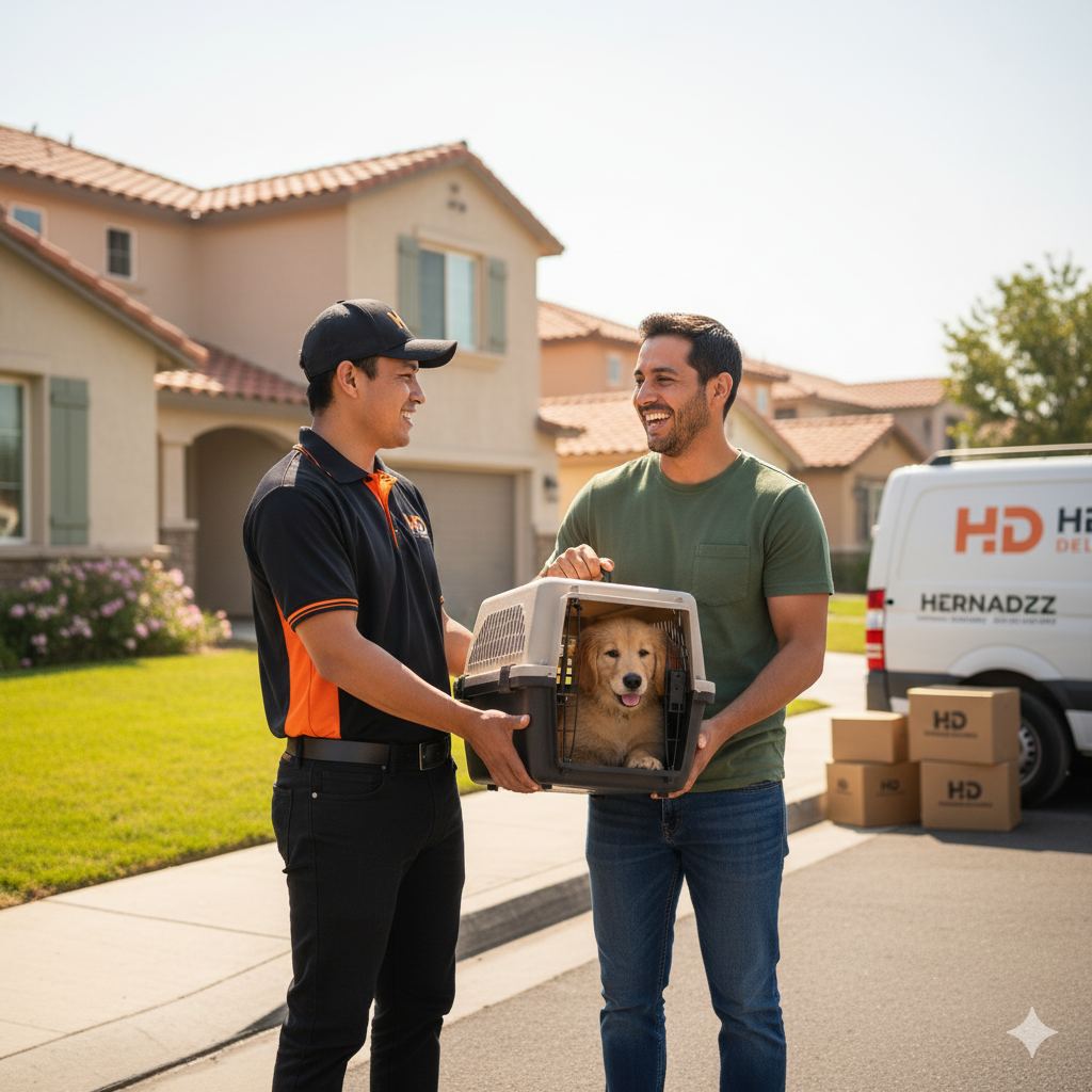 Transporte de mascotas vivas